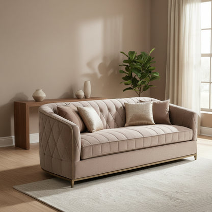 Luxury lounge sofa with multi-layer cushioning - view 2 - EloraMode