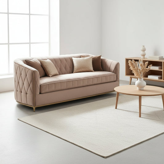 Luxury lounge sofa with multi-layer cushioning - EloraMode