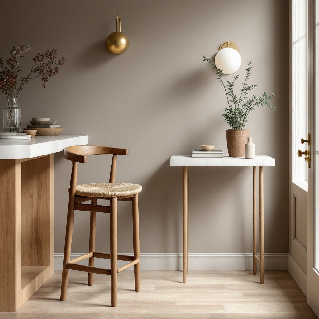 Curated Japandi interior vignette - EloraMode
