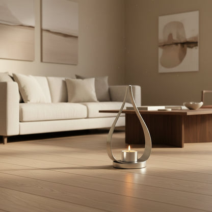 Sculptural oil lamp for indoor and outdoor use - view 2 - EloraMode