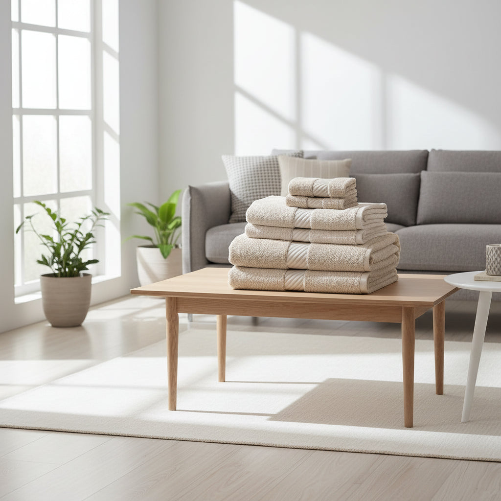Soft cotton terry towel set - EloraMode