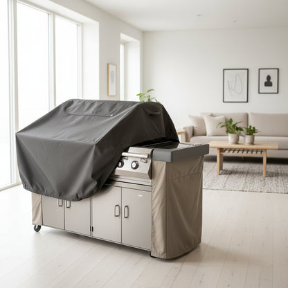Weatherproof grill cover with vents - EloraMode
