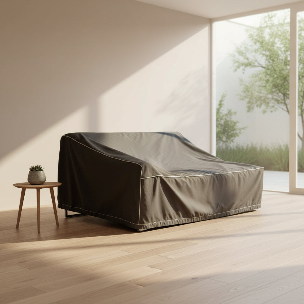 Weatherproof outdoor lounge sofa cover - view 2 - EloraMode